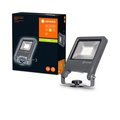 Ledvance ENDURA Garden Flood Spike LED Outdoor Light 20W 3000K 1700 lumens IP65 Dark Gray