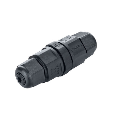Aigostar LED Verbinder wasserdicht 3-polig für 0.5-2.5mm² Kabel IP68 Schwarz CE RoHS zertifiziert