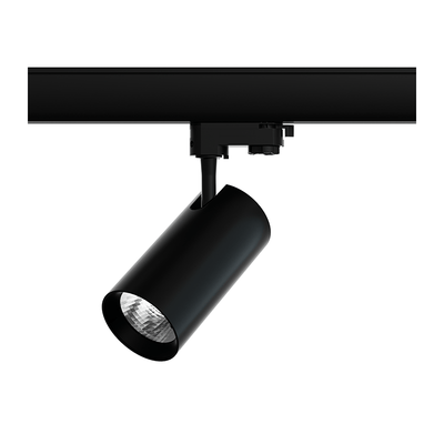 LCB 3-Phasen LED Strahler 20W 3000K Schwarzes Gehäuse für flexible Akzentbeleuchtung