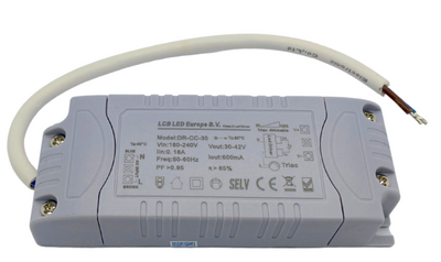 LCB LED driver Triac dimmable 27-42V for 25W LED panel IP20 CE RoHS 5 year warranty