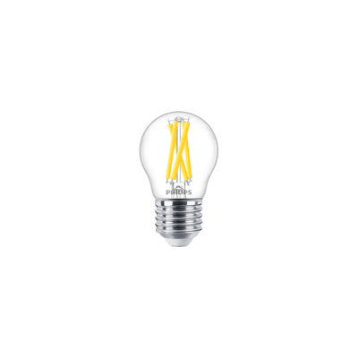Philips MAS LEDLusterDT E27 P45 3.5W dimmable warm glow bulb