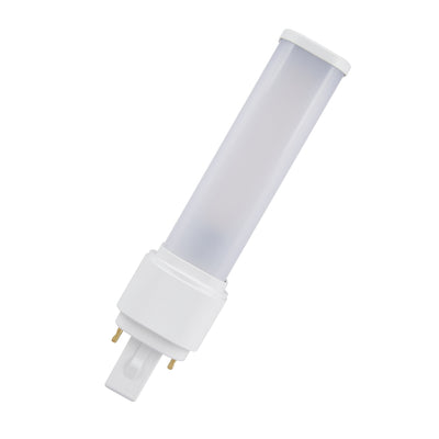LED PL-C Dulux-D D/E 6W 660 Lumen 4000K Kaltweiß G24d-1 2-Pin 230V Ersatz für 13W