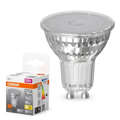 Ledvance LED STAR PAR16 GU10 6.9W 2700K Warm White 620 lumens 120° beam IP20 non-dimmable spot light