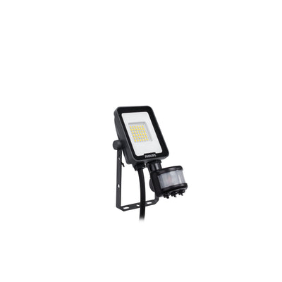 Philips Ledinaire Floodlight LED 10W 1100 lumens 3000K IP65 IK07 Gray with sensor adjustable bracket