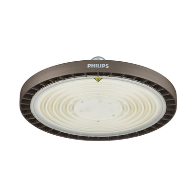 Philips Ledinaire Highbay LED 168W 20500 lumens 4000K IP65 IK06 Wide Beam Gray Die-Cast Housing