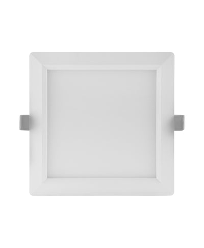 Slim LED Downlight SQ210 18W 1530 Lumen 3000K Warmweiß, 120° quadratisches Design für moderne Decken