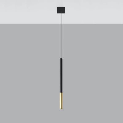 Sollux Lighting LED Pendelleuchte MOZAICA Schwarz Gold, 1xG9 Fassung, Aluminium, IP20, CE RoHS