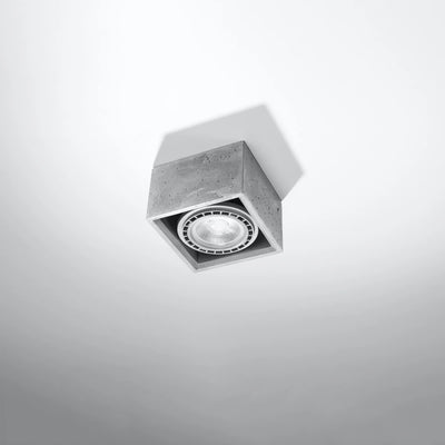 Sollux Lighting LED plafondspot QUATRO GU10 AR111, 220-240V, IP20, aluminium, Grey, excl. LED spot