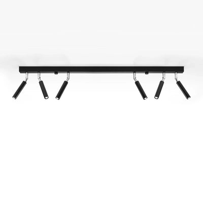 Sollux Lighting LED plafondspot zwart EYETECH, 6xG9 fitting, IP20, aluminium mat goud messing, 220-240V