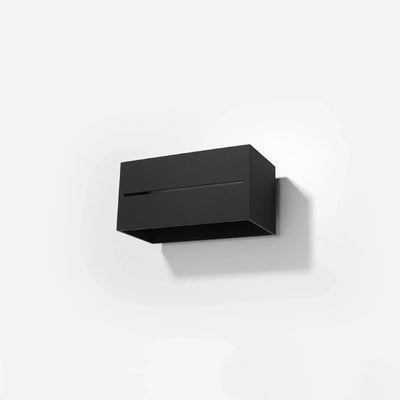 Sollux Lighting LOBO MAXI LED wall lamp Black, IP20, aluminium, 220-240V, max 50W, CRI 80, CE RoHS