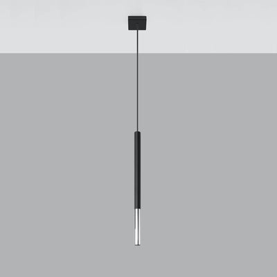 Sollux Lighting MOZAICA LED pendant lamp Black Chrome, G9 socket, IP20, 1000mm height, CE certified