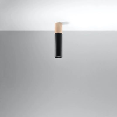 Sollux Lighting PABLO LED ceiling spot Black, IP20, 220-240V, 50W max, Aluminium Brass finish, CE RoHS