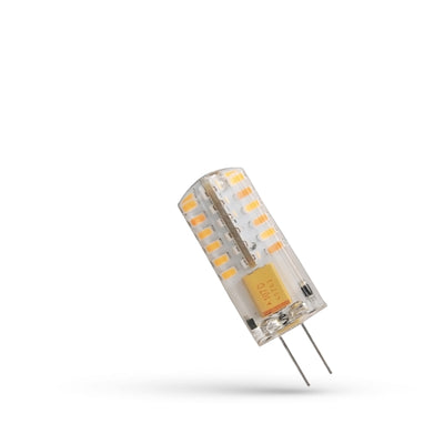 Spectrum LED G4 12V 2W warmweiß 3000K Silikonkapsel Lampe 165 Lumen 270° Abstrahlwinkel nicht dimmbar