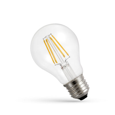 Spectrum LED GLS A60 Lampe E27 4W 2700K warmweiß Klarglas 450 Lumen 230V nicht dimmbar