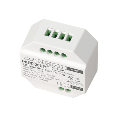 Tsong LED dimmer module 300W AC TRIAC, RF 2.4GHz remote compatible, IP20, 220-240V, CE RoHS
