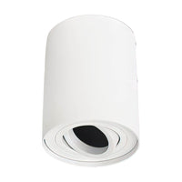 Spectrum Rohrleiter runder weißer LED Deckenstrahler mit verstellbarer GU10 Fassung