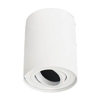 Spectrum LED Deckenstrahler CHLOE GU10, Aufbauleuchte, Weißes Aluminium, IP20, schwenkbar, 250V