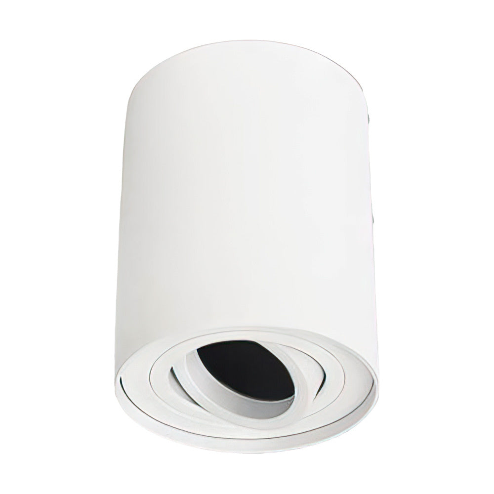 Spectrum LED Deckenstrahler CHLOE GU10, Aufbauleuchte, Weißes Aluminium, IP20, schwenkbar, 250V