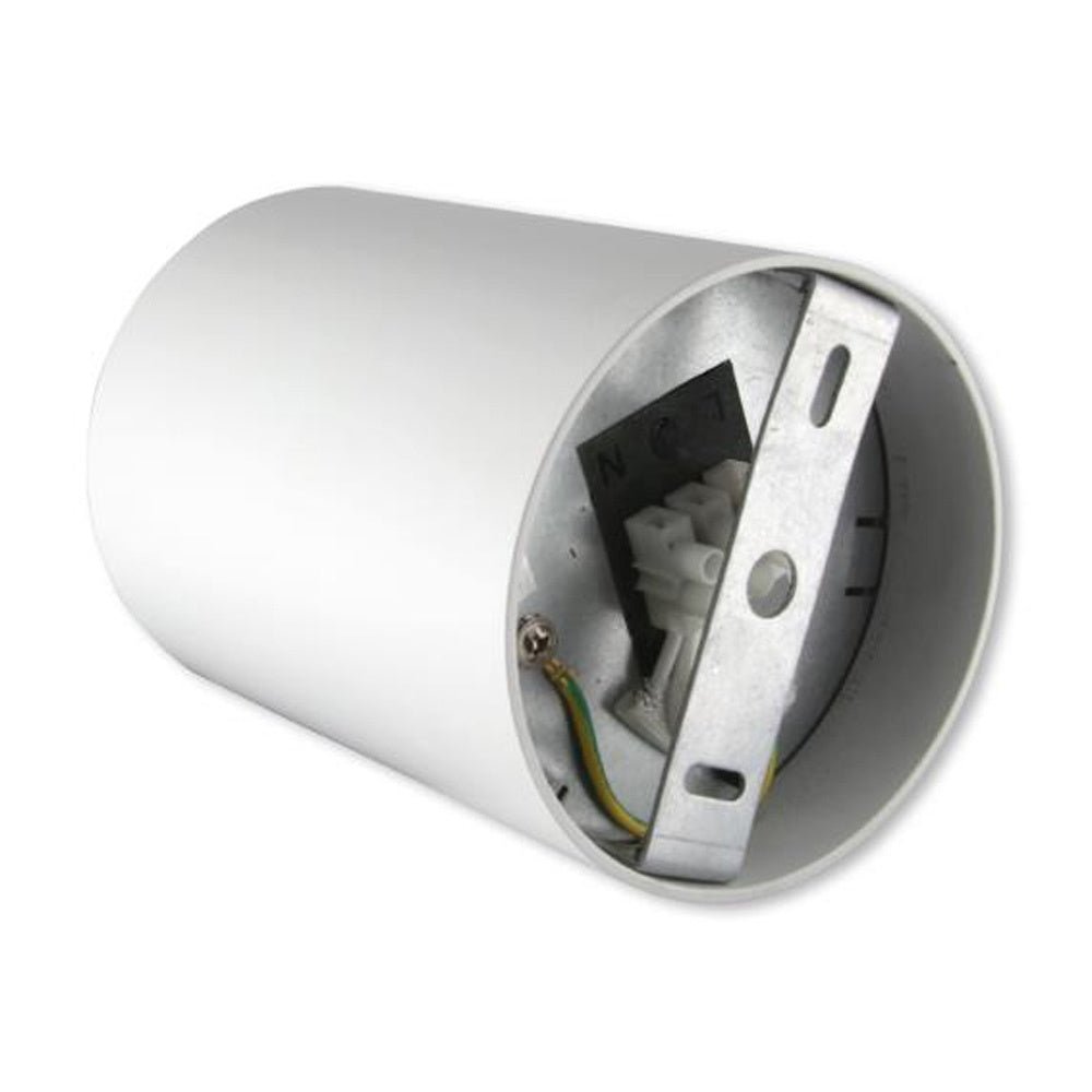 Spectrum Rohrleiter runder weißer LED Deckenstrahler mit verstellbarer GU10 Fassung