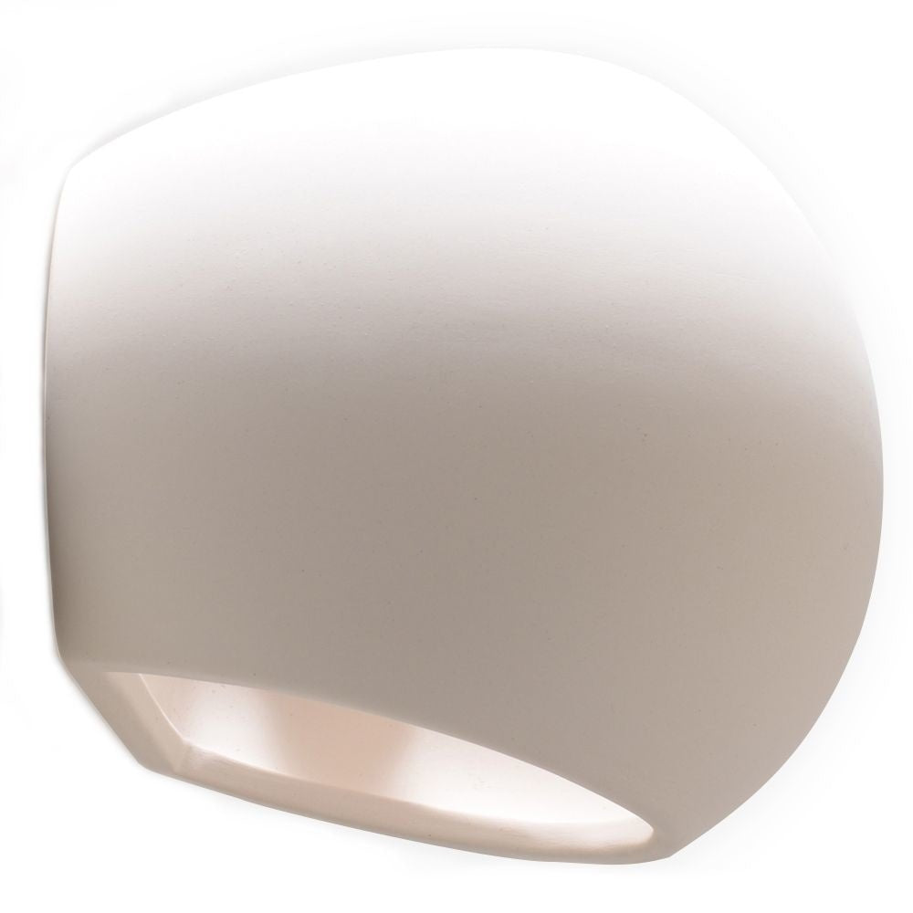 Sollux Lighting Keramik Wandleuchte Kugel weiß E27 Fassung 60W LED kompatibel