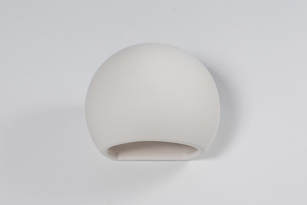 Sollux Lighting Keramik Wandleuchte Kugel weiß E27 Fassung 60W LED kompatibel