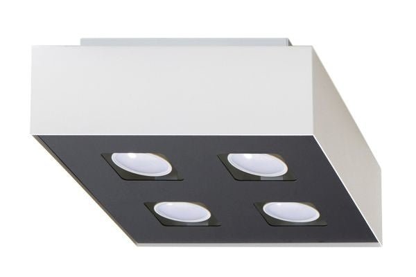 Mono LED ceiling spotlight 4 white by Sollux Lighting with 220-240V input, IP20, 50-60Hz