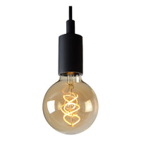 Lucide FIX moderne Hängeleuchte, 7xE27 Fassungen, Schwarzes rundes Metalldesign, höhenverstellbar, IP20, 220-240V