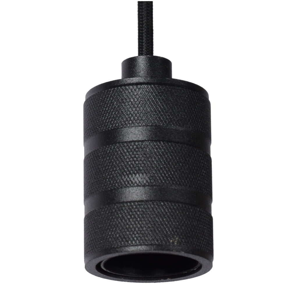 Lucide JOVA hanging lamp Black & Gold, 1xE27 socket, adjustable height, metal design, IP20 indoor pendant