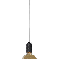 Lucide JOVA Hängelampe Schwarz & Gold, 1xE27 Fassung, höhenverstellbar, Metalldesign, IP20 Innen-Pendelleuchte