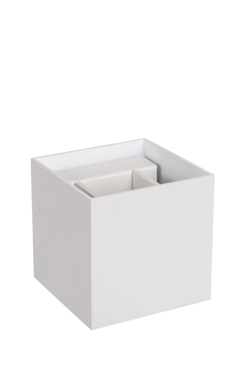 Lucide XIO LED Wandleuchte, dimmbar G9 4W 2700K, verstellbarer Abstrahlwinkel, quadratisches Aluminium Weiß, IP20
