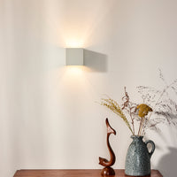 Lucide XIO LED Wandleuchte, dimmbar G9 4W 2700K, verstellbarer Abstrahlwinkel, quadratisches Aluminium Weiß, IP20