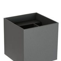 Lucide XIO LED Wandleuchte, dimmbar G9 1x4W 2700K, verstellbarer Abstrahlwinkel, Dunkelgrau, modernes quadratisches Design