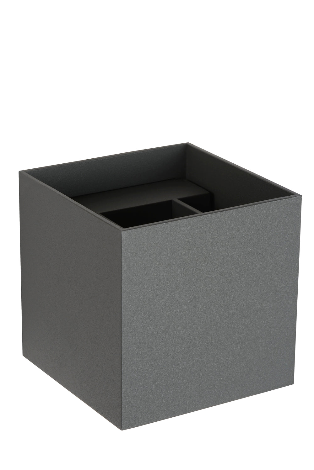 Lucide XIO LED wall light, dimmable G9 1x4W 2700K, adjustable beam angle, Dark Grey, modern square design