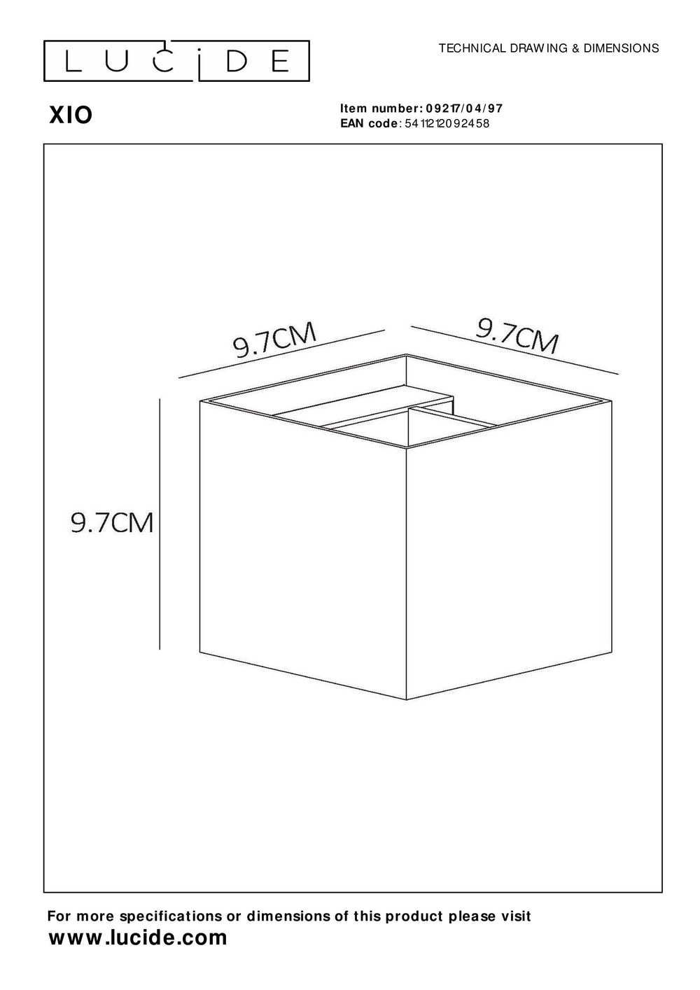 Lucide XIO LED Wandleuchte dimmbar G9 1x4W 2700K verstellbarer Lichtstrahl IP20 rostbraun Aluminium