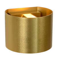 Lucide XIO Wandleuchte LED dimmbar G9 3.5W 2700K einstellbarer Abstrahlwinkel Matt Gold Messing IP20