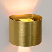 Lucide XIO Wandleuchte LED dimmbar G9 3.5W 2700K einstellbarer Abstrahlwinkel Matt Gold Messing IP20