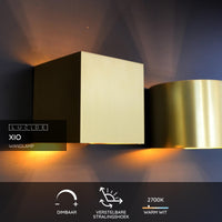 Lucide XIO Wandleuchte LED dimmbar G9 3.5W 2700K einstellbarer Abstrahlwinkel Matt Gold Messing IP20