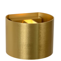 Lucide XIO Wandleuchte LED dimmbar G9 3.5W 2700K einstellbarer Abstrahlwinkel Matt Gold Messing IP20