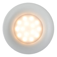 Lucide ZIVA LED Einbau-Badezimmerstrahler, GU10-Fassung, IP44, rundes Aluminium, Sandweiß, Ø84mm
