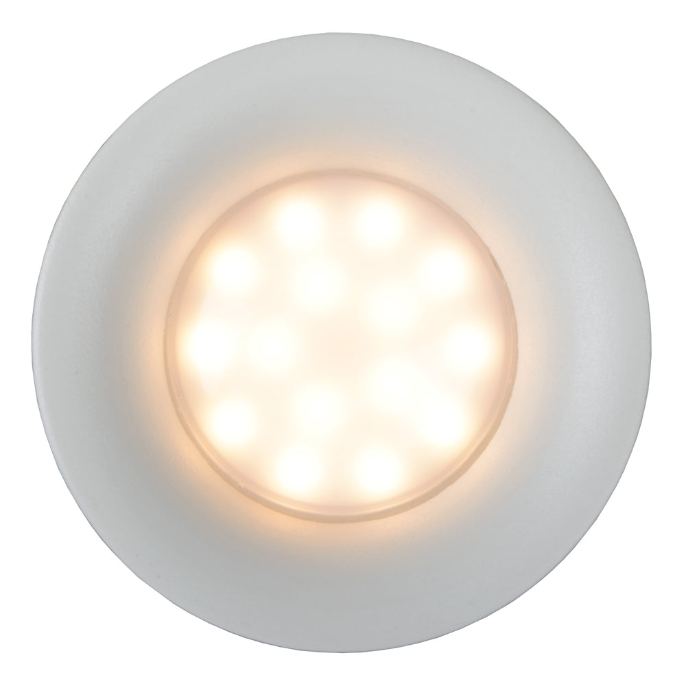 Lucide ZIVA LED Einbau-Badezimmerstrahler, GU10-Fassung, IP44, rundes Aluminium, Sandweiß, Ø84mm
