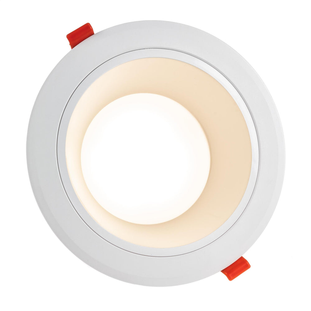 Spectrum LED Einbau-Downlight 25W 230V 3000K warmweiß 1875 Lumen 90° Abstrahlwinkel IP20 Weiß 230mm