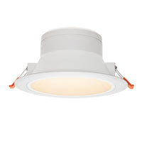 Spectrum LED recessed spotlight 30W 2400 lumens 3000K warm white IP44 White housing 230mm cutout