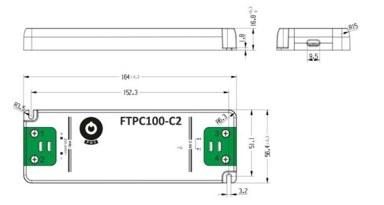 GLP LED Netzteil 24V 100W 4.17A IP20 Treiber CE RoHS mit zuverlässiger Leistung für Innenbeleuchtung