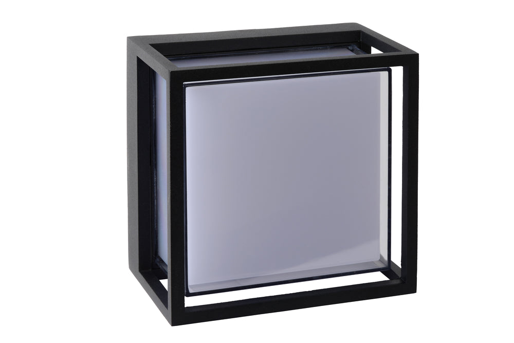 Lucide SINGA LED wall light indoor outdoor 10W 3000K IP54 Black die-cast aluminum modern design