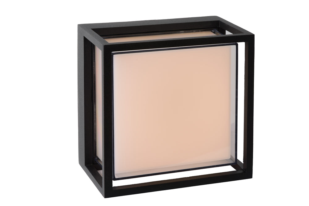 Lucide SINGA LED wall light indoor outdoor 10W 3000K IP54 Black die-cast aluminum modern design