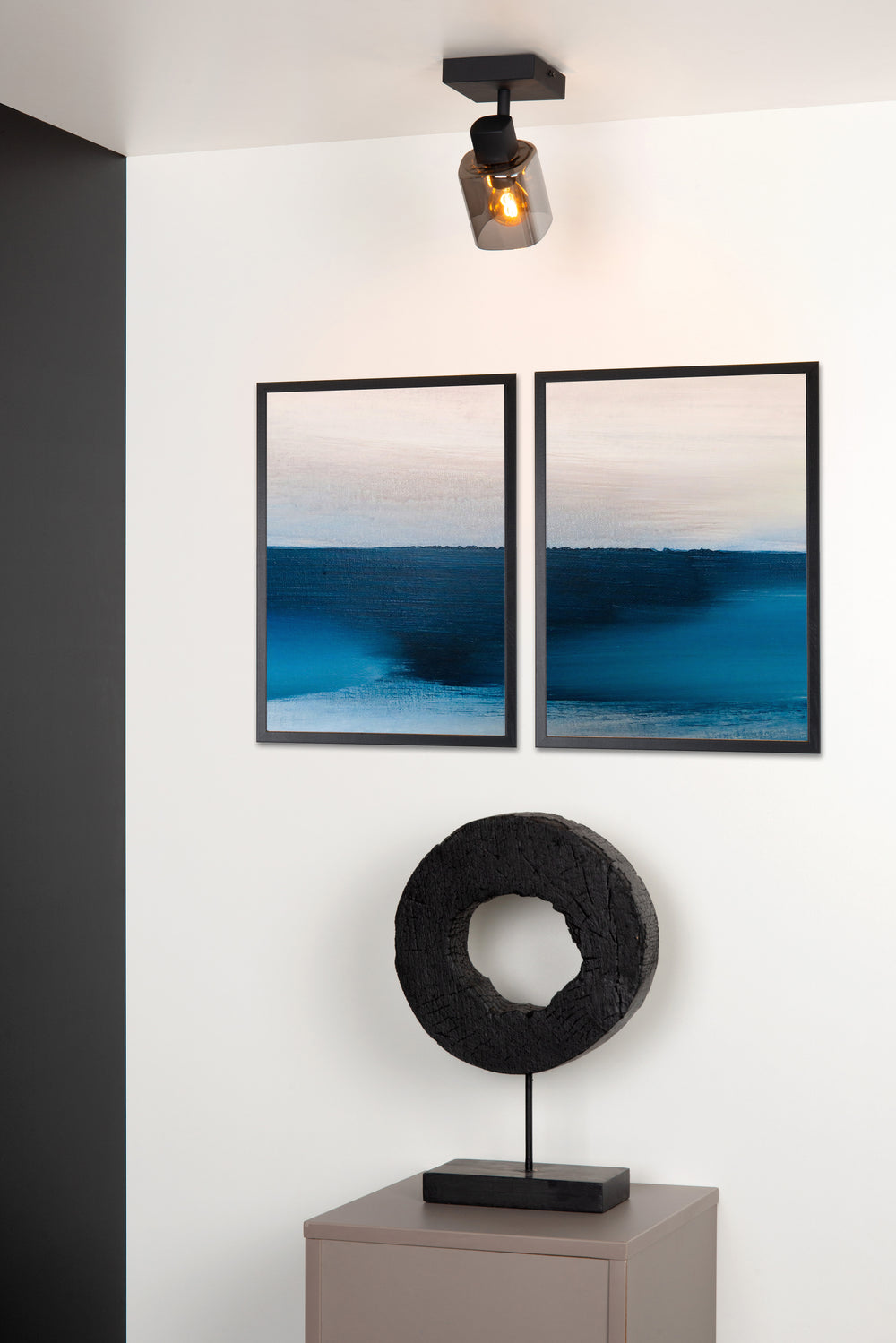 Lucide ALION Deckenstrahler, 1xE14, 25W max, 230V, IP20, Schwarzes Metall, 360° verstellbares Retro-Design