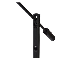 Lucide ANSELMO LED-Lese-Stehlampe, 9W 3000K dimmbar, 1400mm Höhe, Sandig Matt Schwarz, Metall, IP20