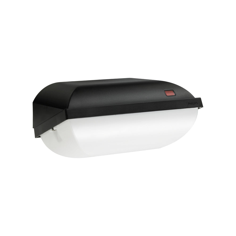 Philips CoreLine FWC LED wall light 9W 3000K 900 lumens IP54 IK08 Black non-dimmable with photocell