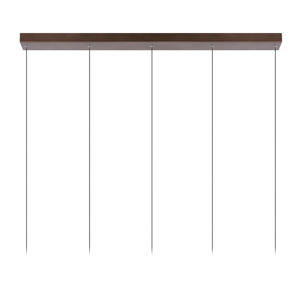 Lucide MARGARY LED pendant light, dimmable 5x4.2W 2700K 230V, aluminium coffee finish, modern height adjustable