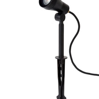 Lucide SPIKE LED Gartenspot, 1x5W GU10 3000K, dimmbar, IP54 Schwarzes Aluminium Außenleuchte